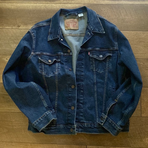 Levi jean denim jacket size large Levi’s - Picture 1 of 7
